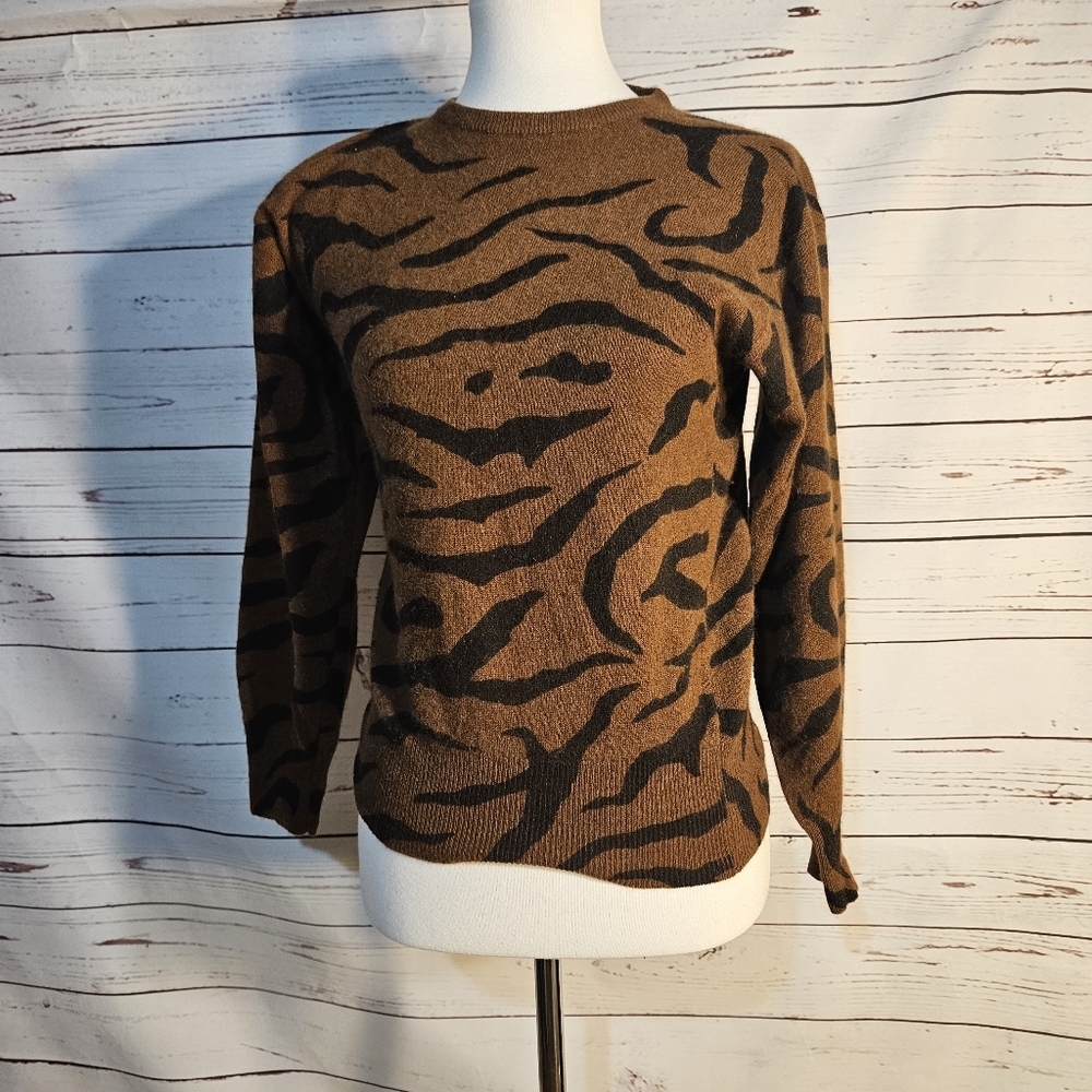 Guilliana Vintage Women's Tops Animal‎ Print size 6